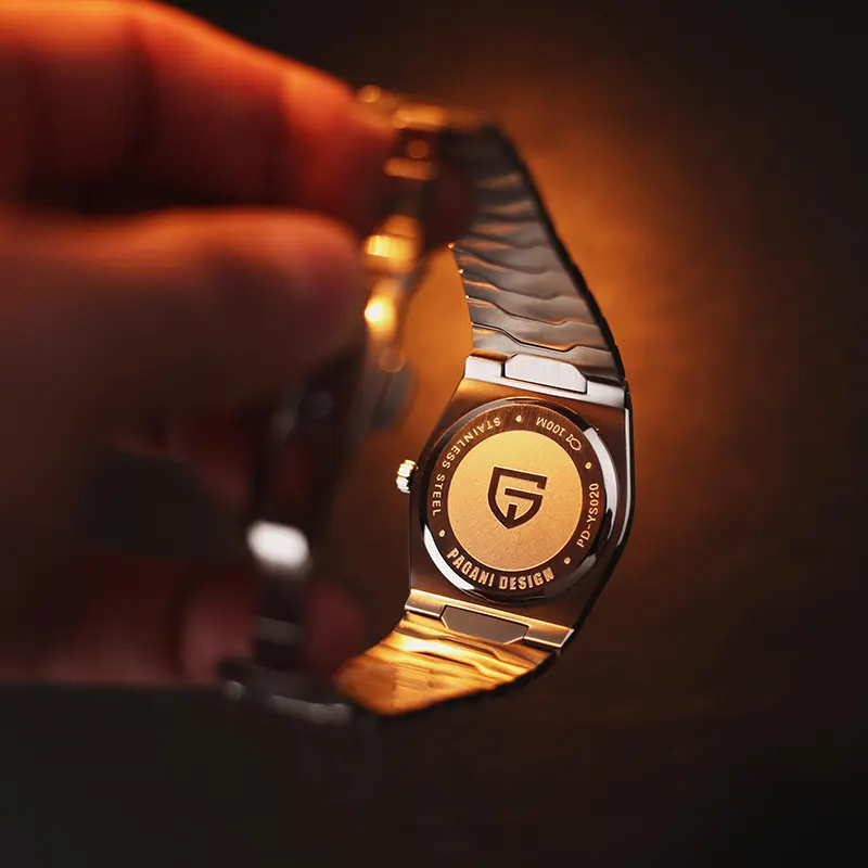 Pagani Design Super Thin Rose Gold-tone Men's Watch- PD-YS020